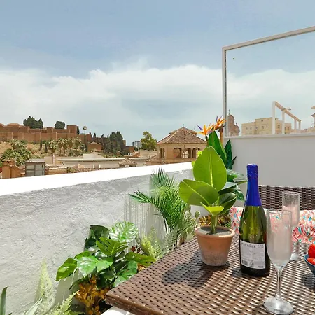 C83 Cosy Penthouse With Terrace Old Town Màlaga Exterior photo
