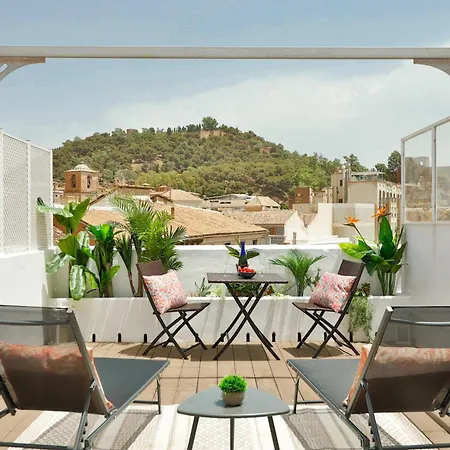 C83 Cosy Penthouse With Terrace Old Town Màlaga Exterior photo