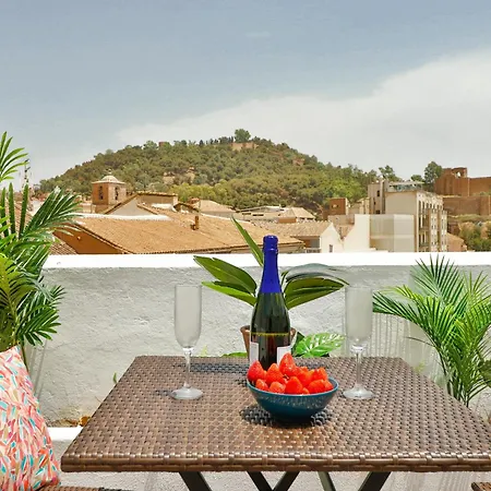 C83 Cosy Penthouse With Terrace Old Town Màlaga Exterior photo